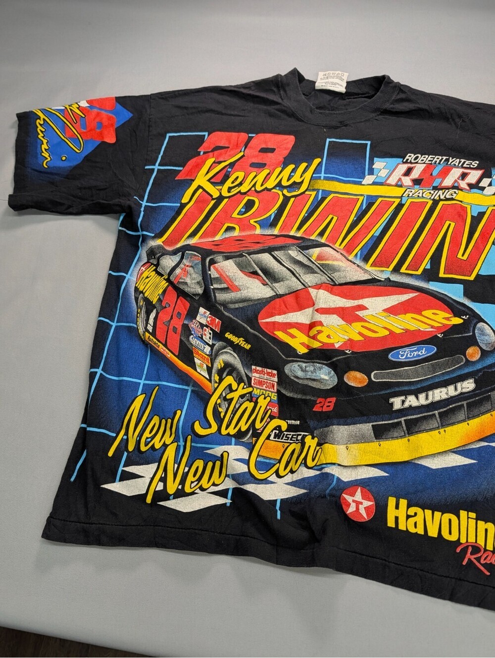NASCAR Kenny Irwin #28 Chase Authentics Shirt Xl Aop